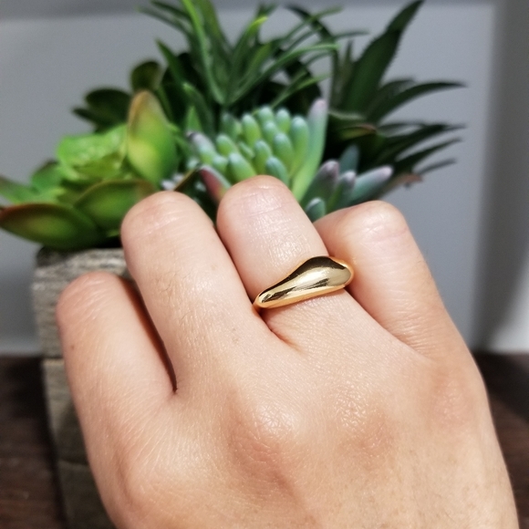 💍 GOLD STATMENT RING - Picture 7 of 10